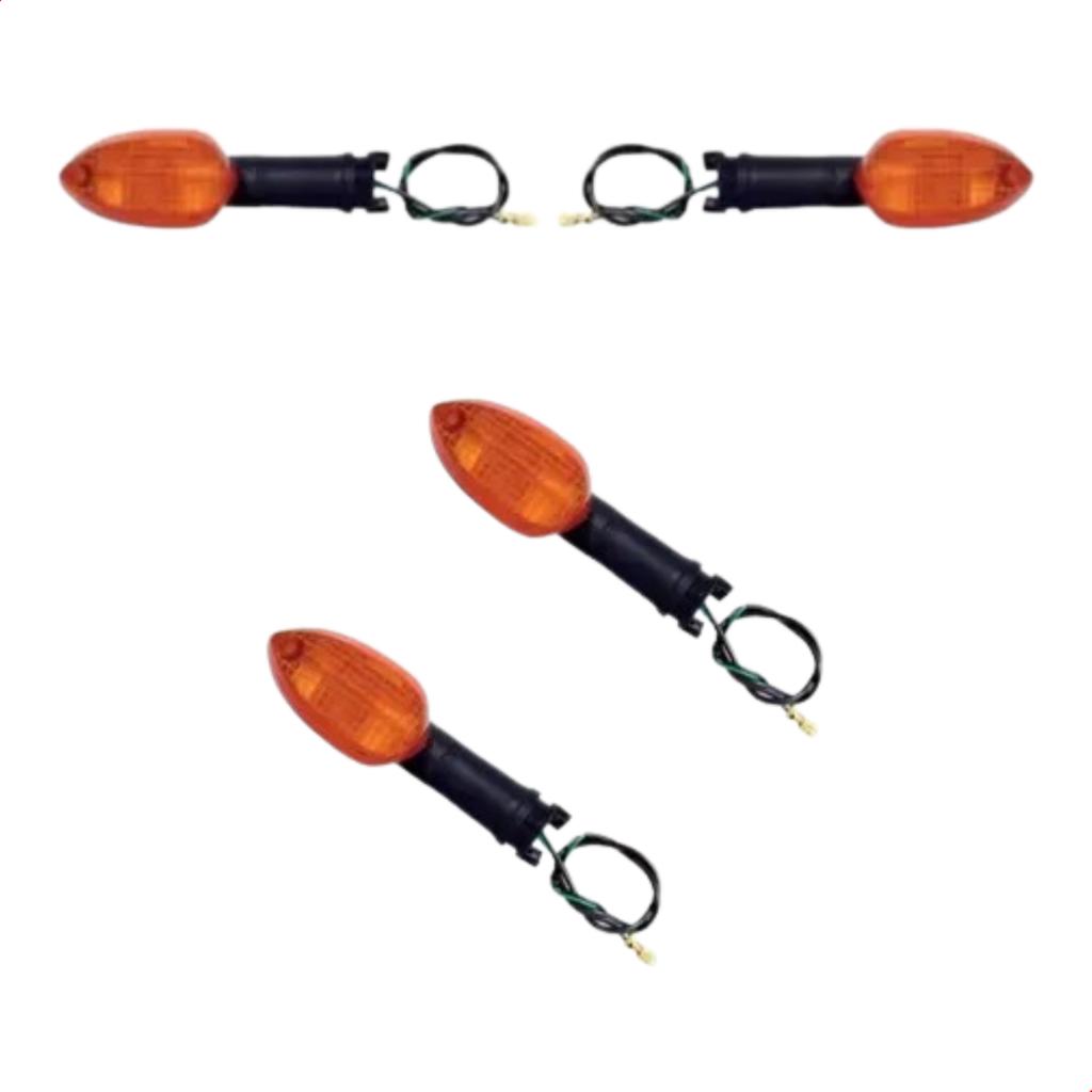 Pisca Seta Moto Xtz 250 Lander Laranja Par
