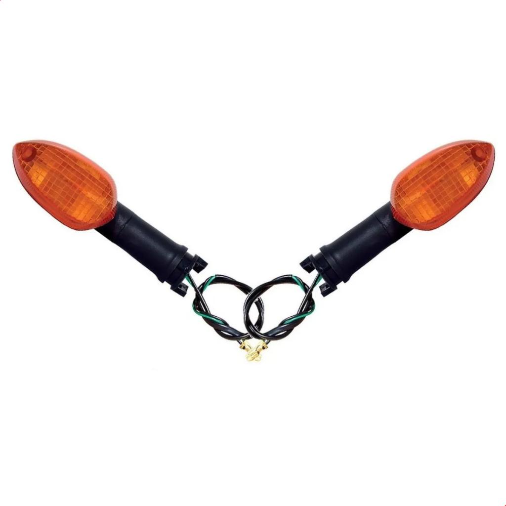 Pisca Seta Moto Para Fazer 250 2011 2014 Laranja 2 Unidades