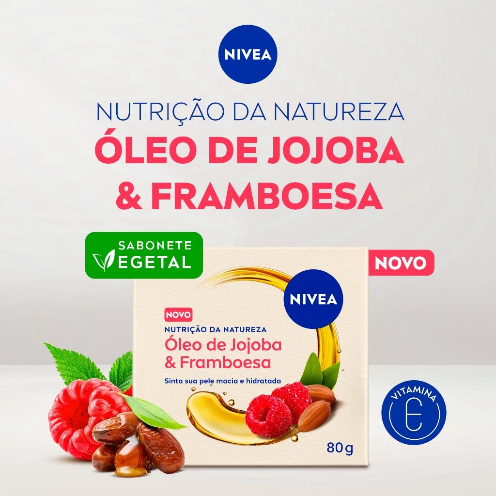 Nivea Sabonete Jojoba Framboesa 80g