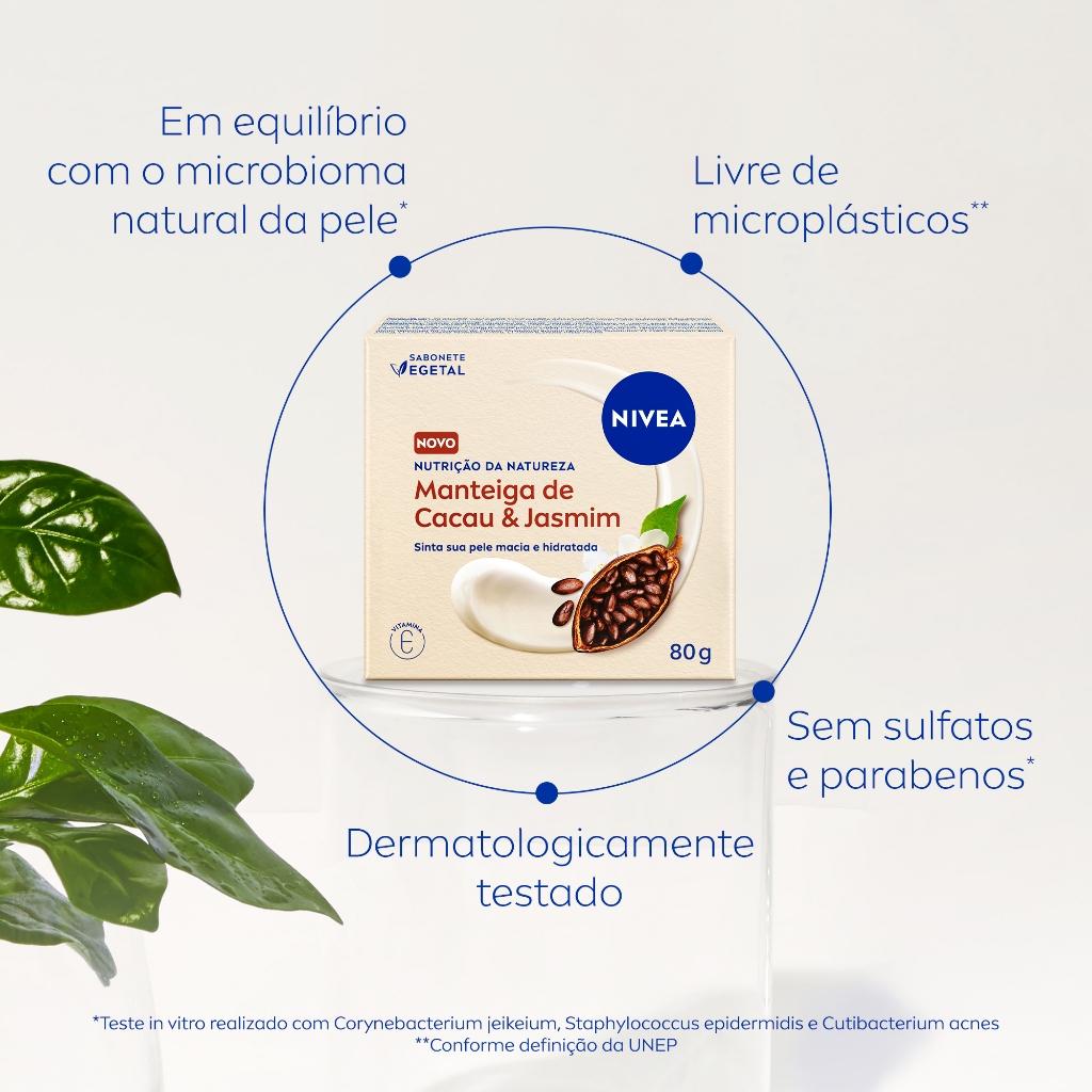 Nivea Sabonete Em Barra Manteiga Cacau E Jasmim 80g