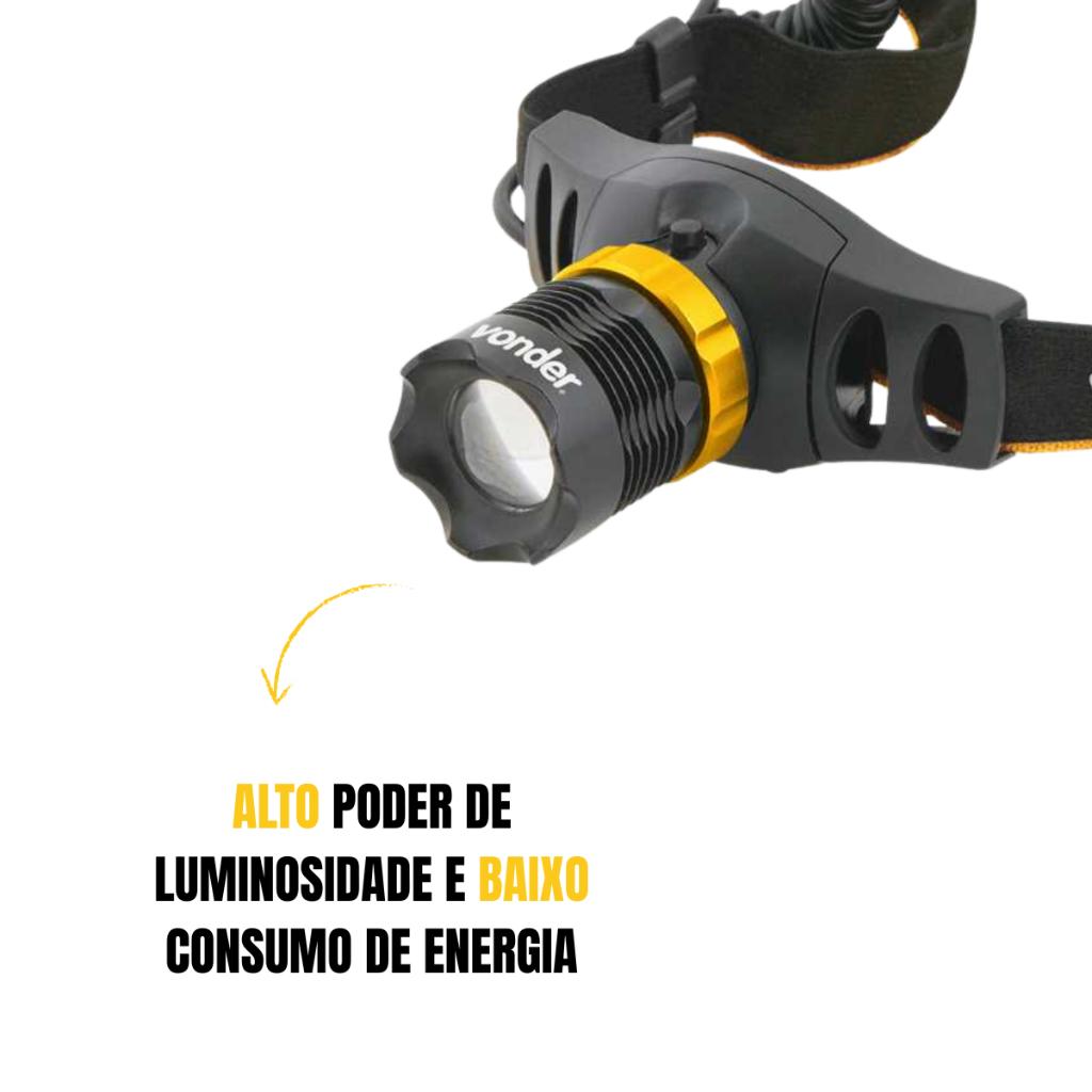 Lanterna Para Cabeça Superled Cree Vonder