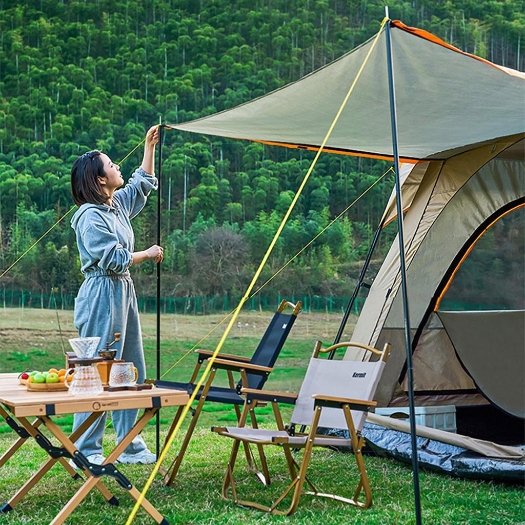 Joyfox Barraca Camping Acampamento 9-12 Pessoas+colchão Inflável 191x137x22cm