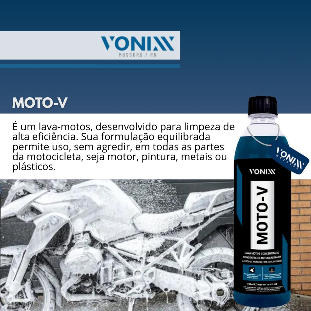 Moto-v Shampoo Desengraxante Para Lavar Motos Vonixx 500ml