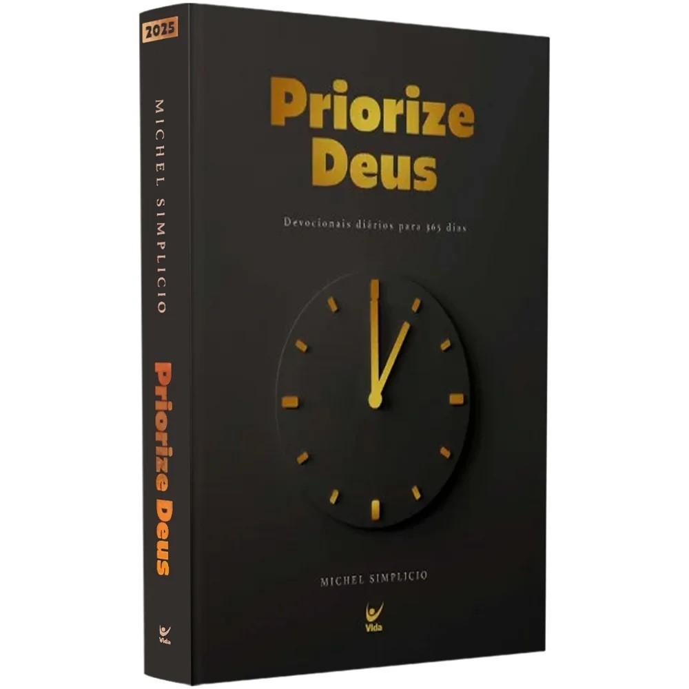 Kit Devocional Priorize Deus 2025 + Bíblia Sagrada Acf Leão Yeshua
