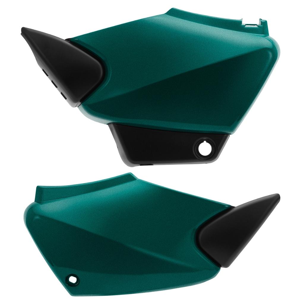 Par De Tampa Lateral PRO Tork Para Moto Honda Titan Fan 125 2000 Até 2008 Modelo Original