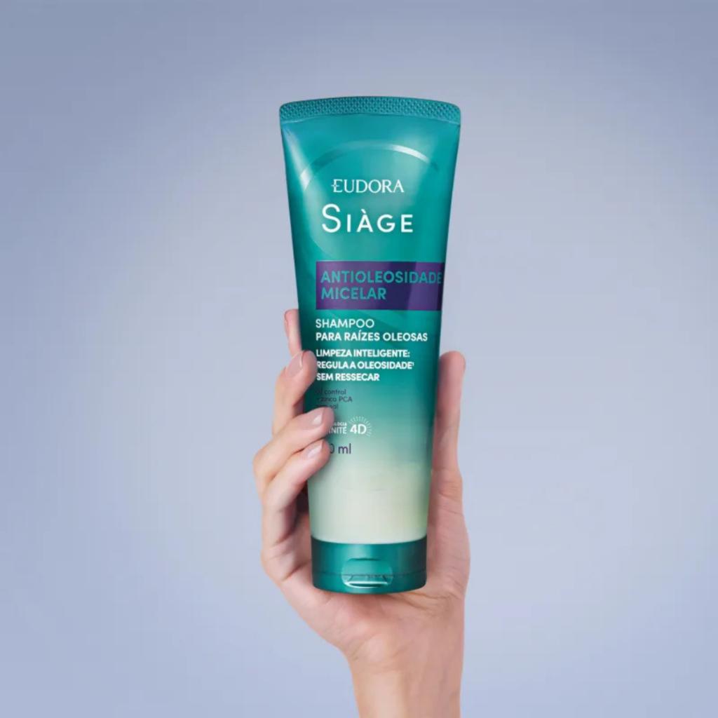 Shampoo Eudora Siàge Antioleosidade Micelar Com 250ml