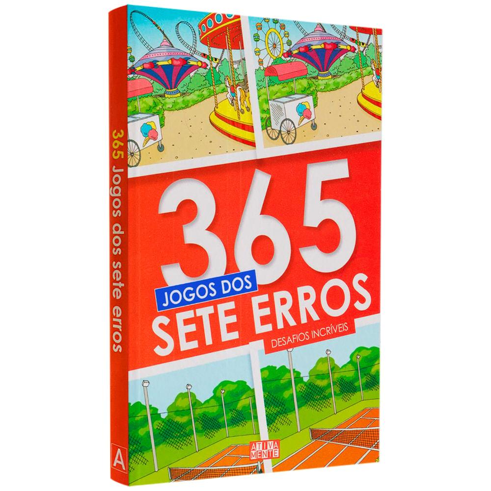 Livro 365 Jogos Dos Sete Erros Desafios Incríveis