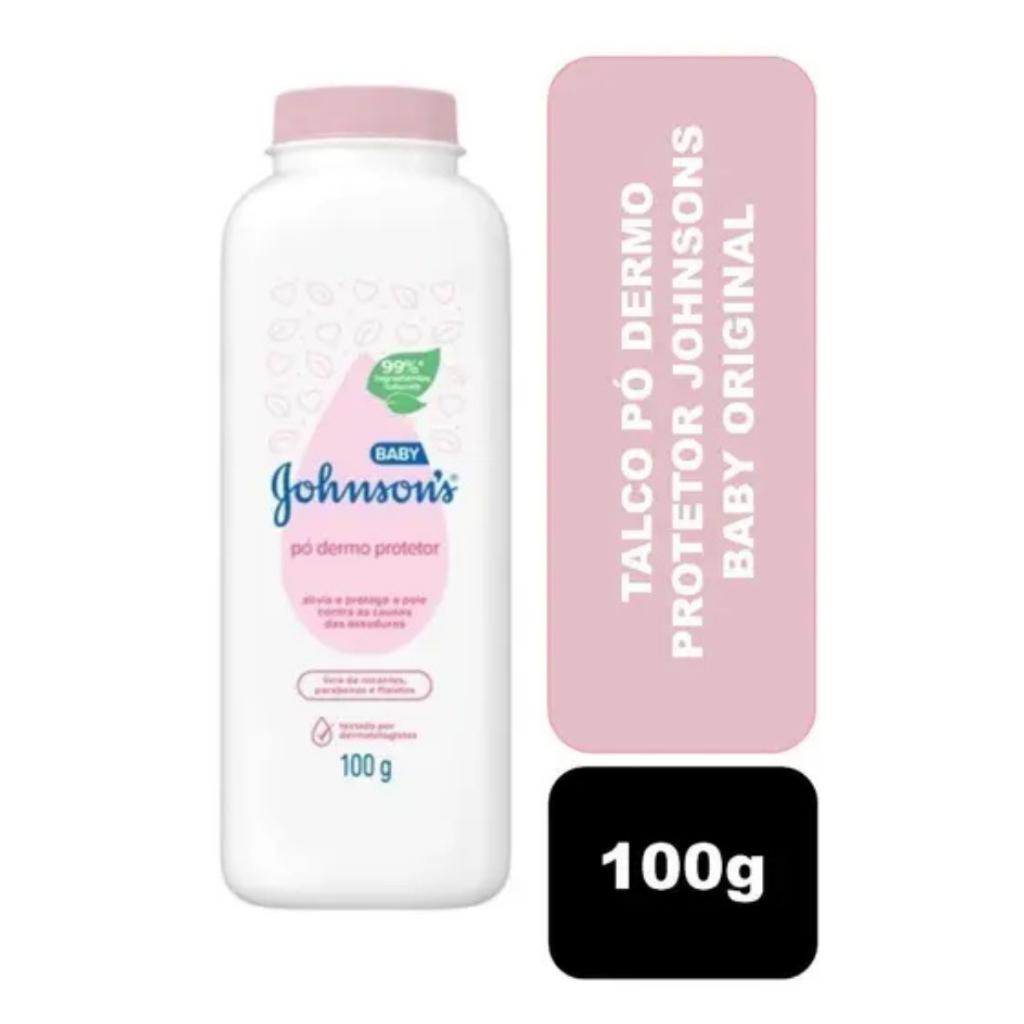 Talco Infantil Johnson S Baby Pó Dermo Protetor Com 100g