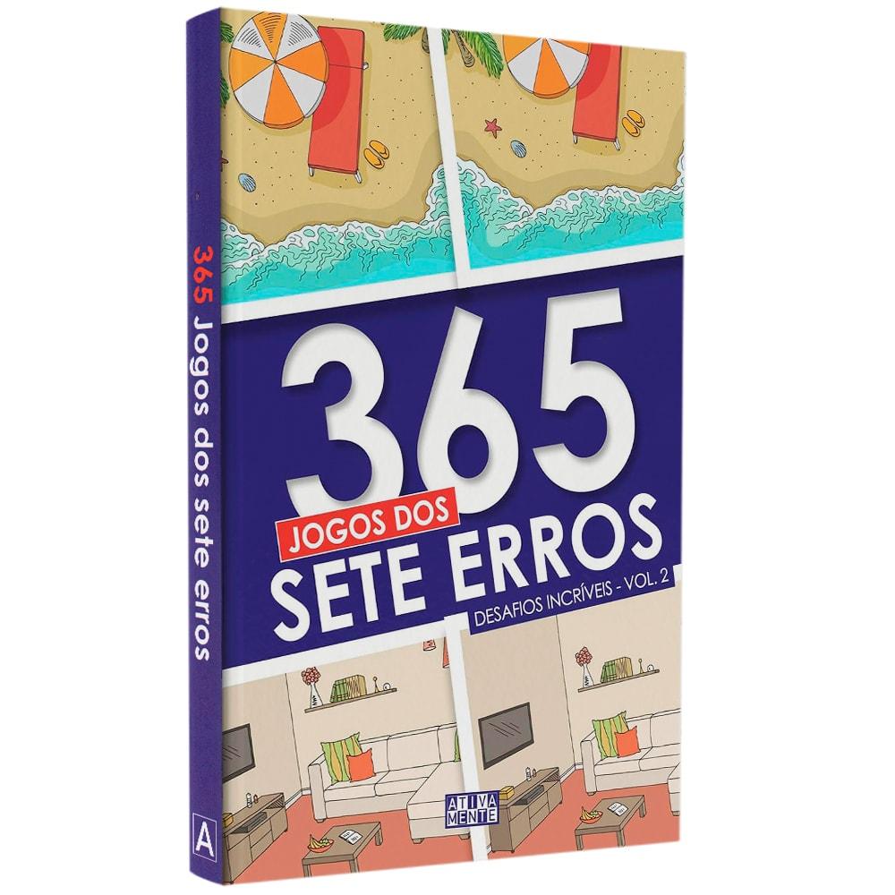 Livro 365 Jogos Dos Sete Erros Desafios Incríveis Vol. 2