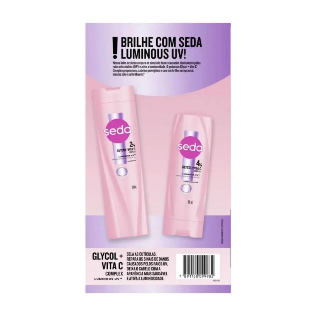 Kit Seda Luminous Uv Shampoo 300ml + Condicionador 190ml