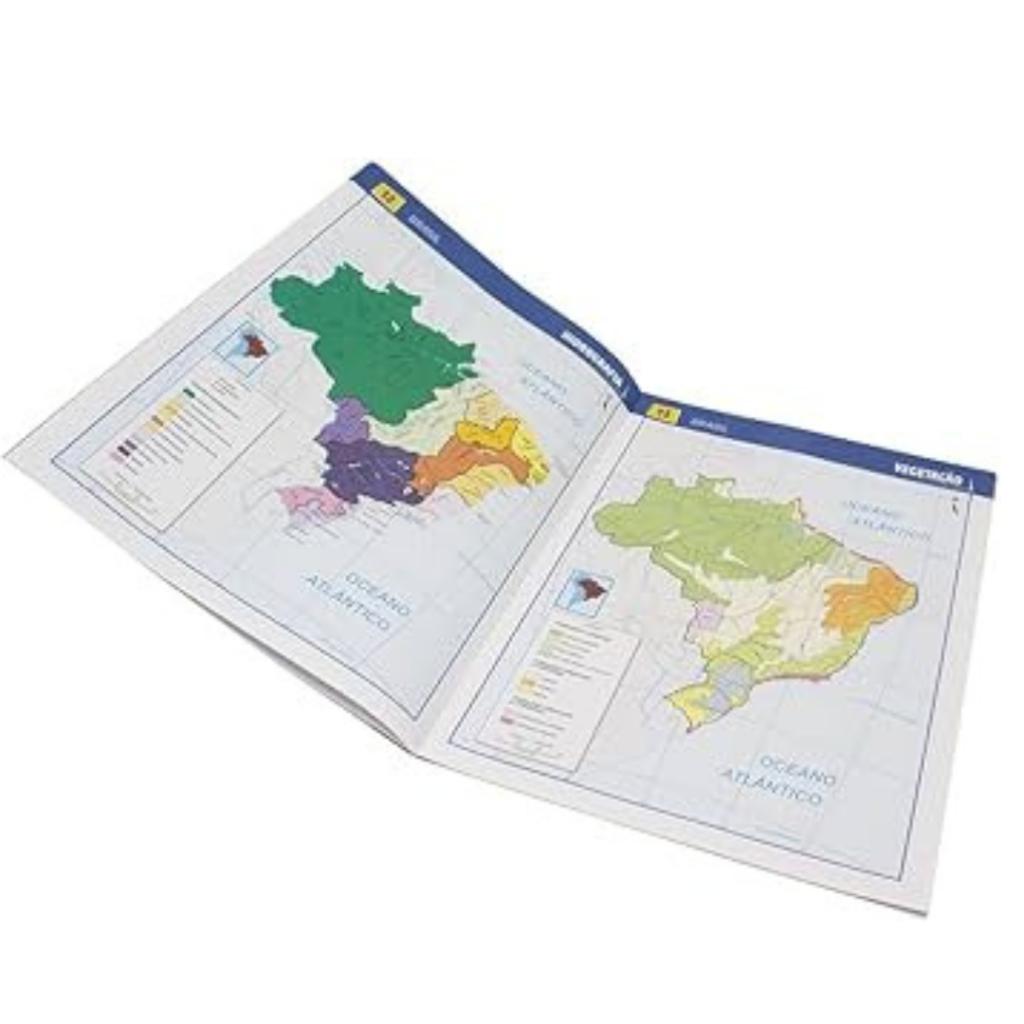Atlas - Mapas Do Mundo Com Um Megapôster