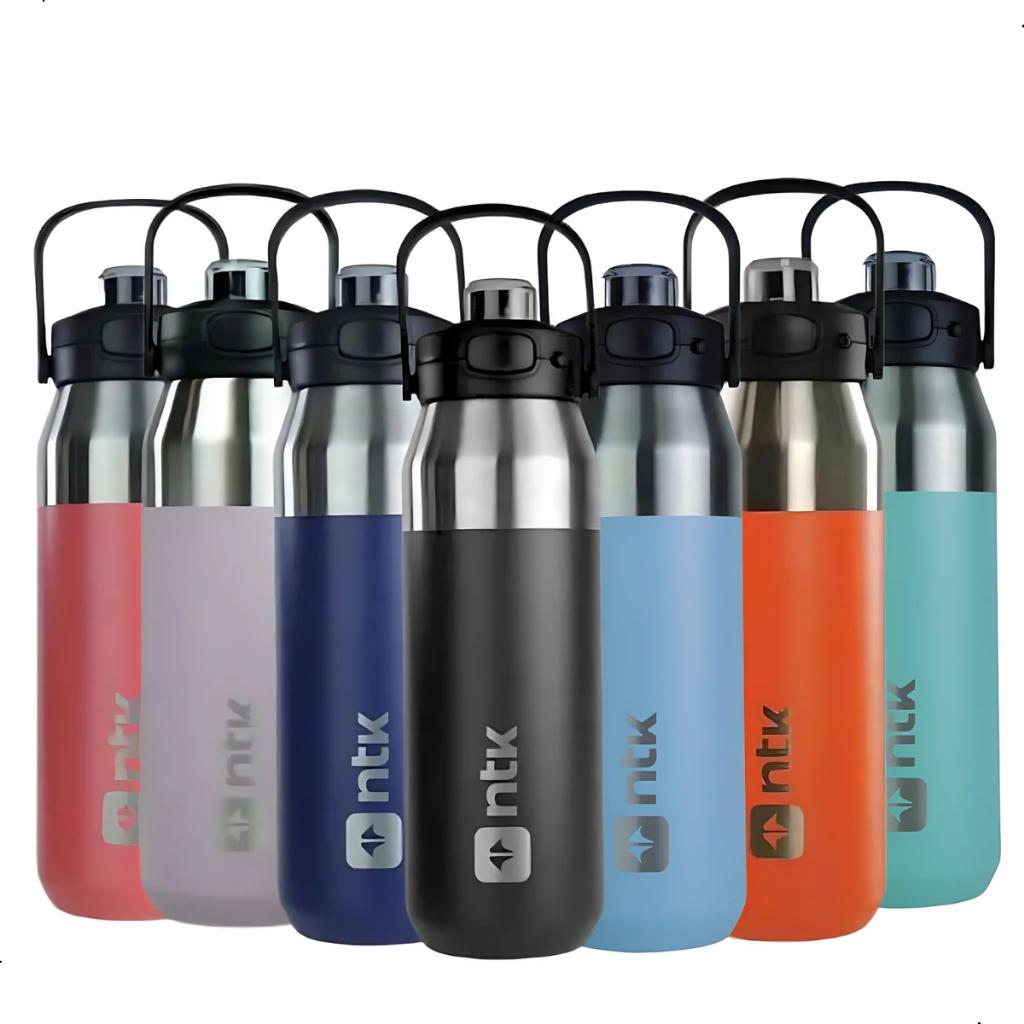 Garrafa Térmica Isomax Nautika 750ml 8h Quente 24h Fria De Viagem Aço Inoxidável