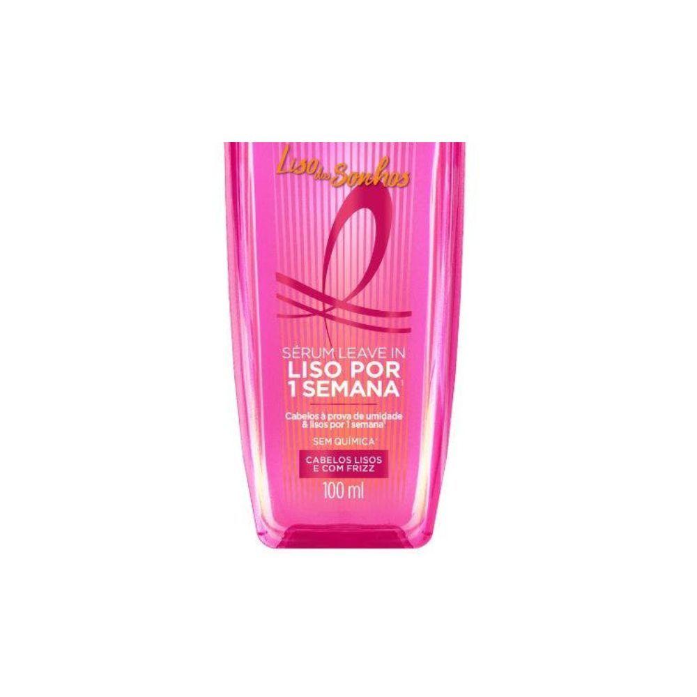 Sérum Elseve Liso Dos Sonhos Aha + Queratina Vegetal 100ml