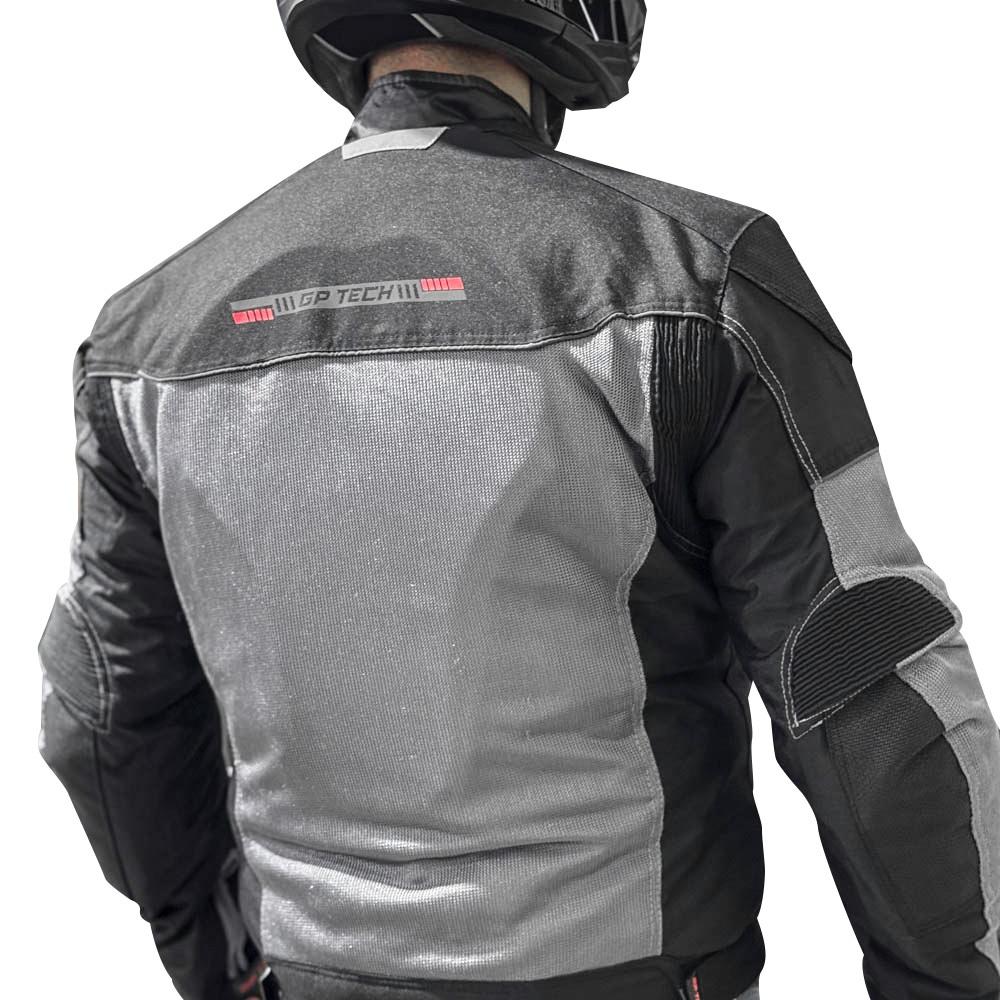 Jaqueta Motociclista Ventilada Com Proteções Gp Tech Summer 3 C/Proteções
