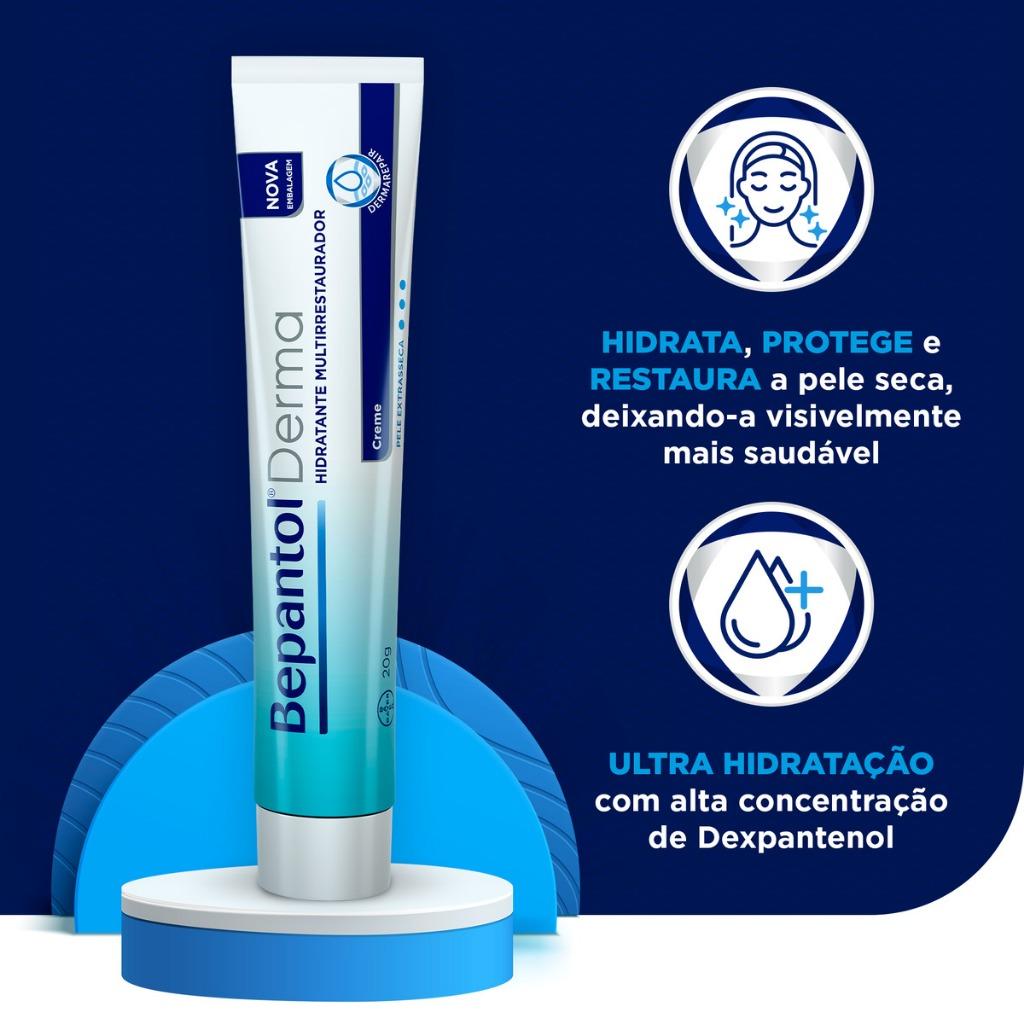 Creme Hidratante Restaurador Derma C/Lanolina 20g Bepantol
