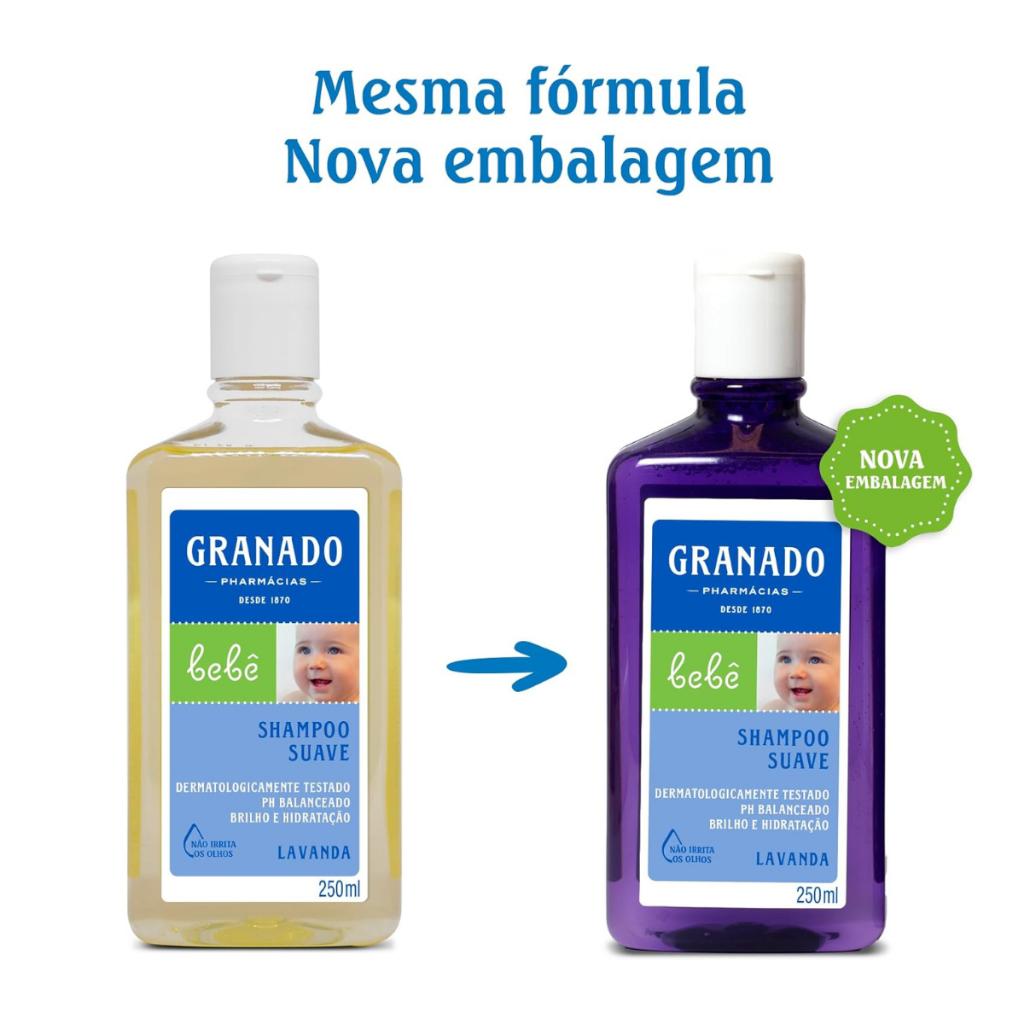 Shampoo Bebe Lavanda 250ml Granado
