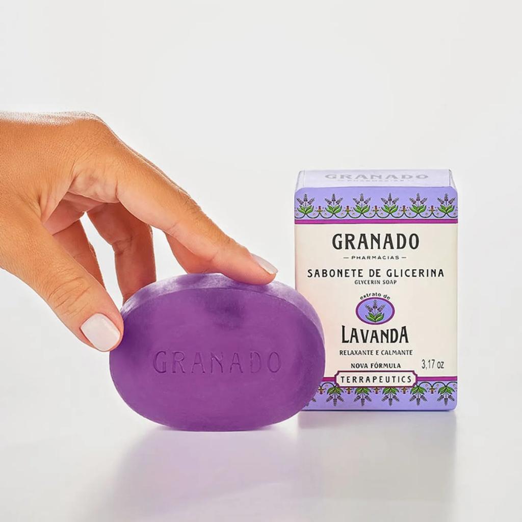 Sabonete Em Barra Granado Terrapeutics Lavanda 90g