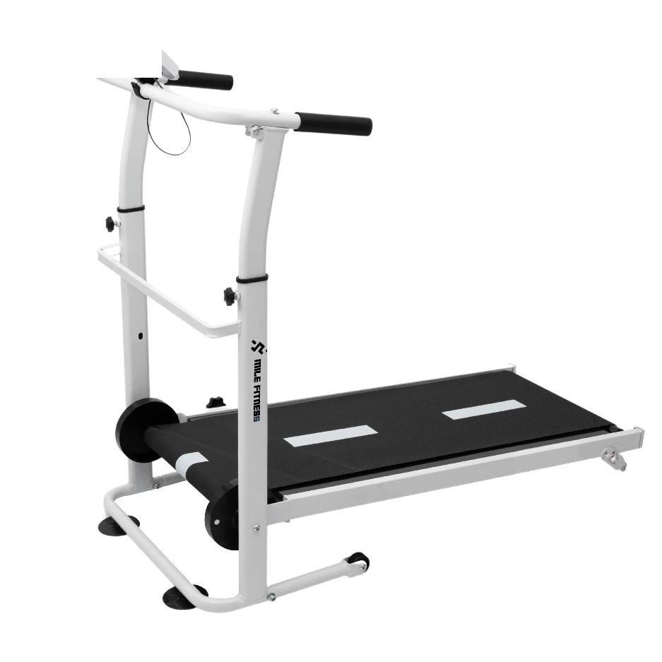 Esteira De Caminhada Mecânica Dobrável Self Machine Com Display Suporta 120kg Academia Fisioterapia Atividade