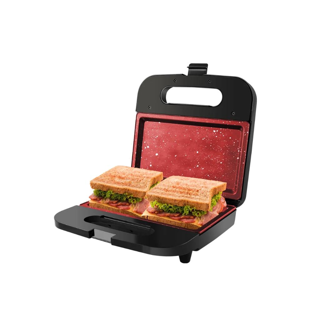 Sanduicheira E Grill 2 Em 1 Redstone 750w Bgr16 Cor Preto Com Prata Britânia