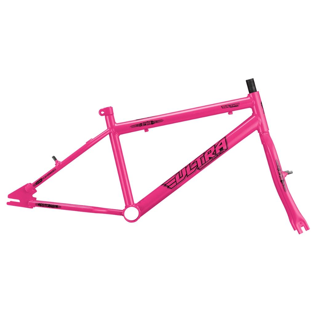 Quadro Aro 20 ULTRA Bikes Em Aço Carbono Com Garfo Masculino E Feminino