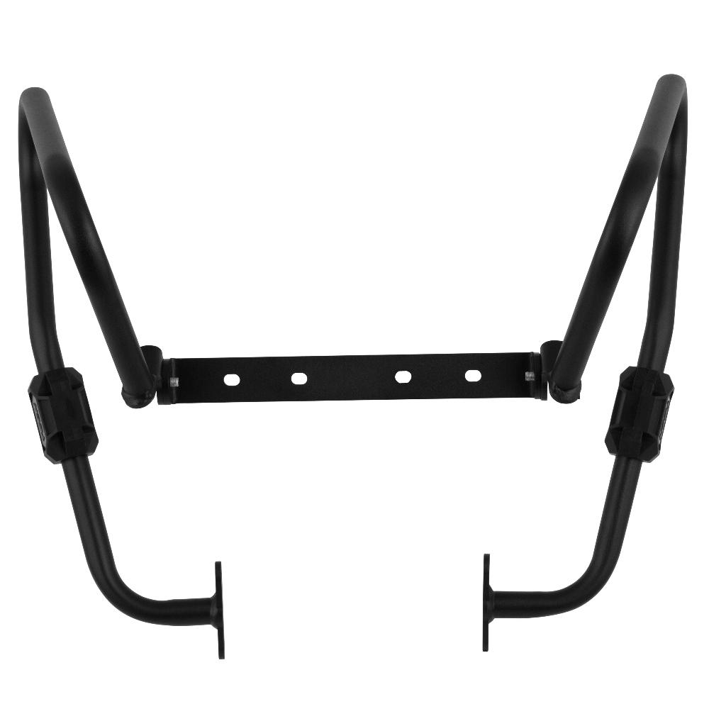 Protetor De Carenagem Motor Mata Cachorro Moto Fazer 250 2010 A 2014 Super Adventure Preto