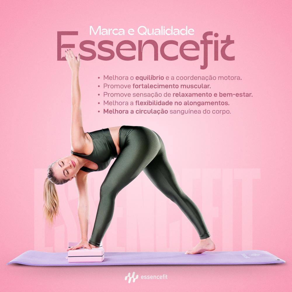 Bloco Tijolo De Pilates Yoga Fisioterapia Exercícios Alongamento Fitness 2UN