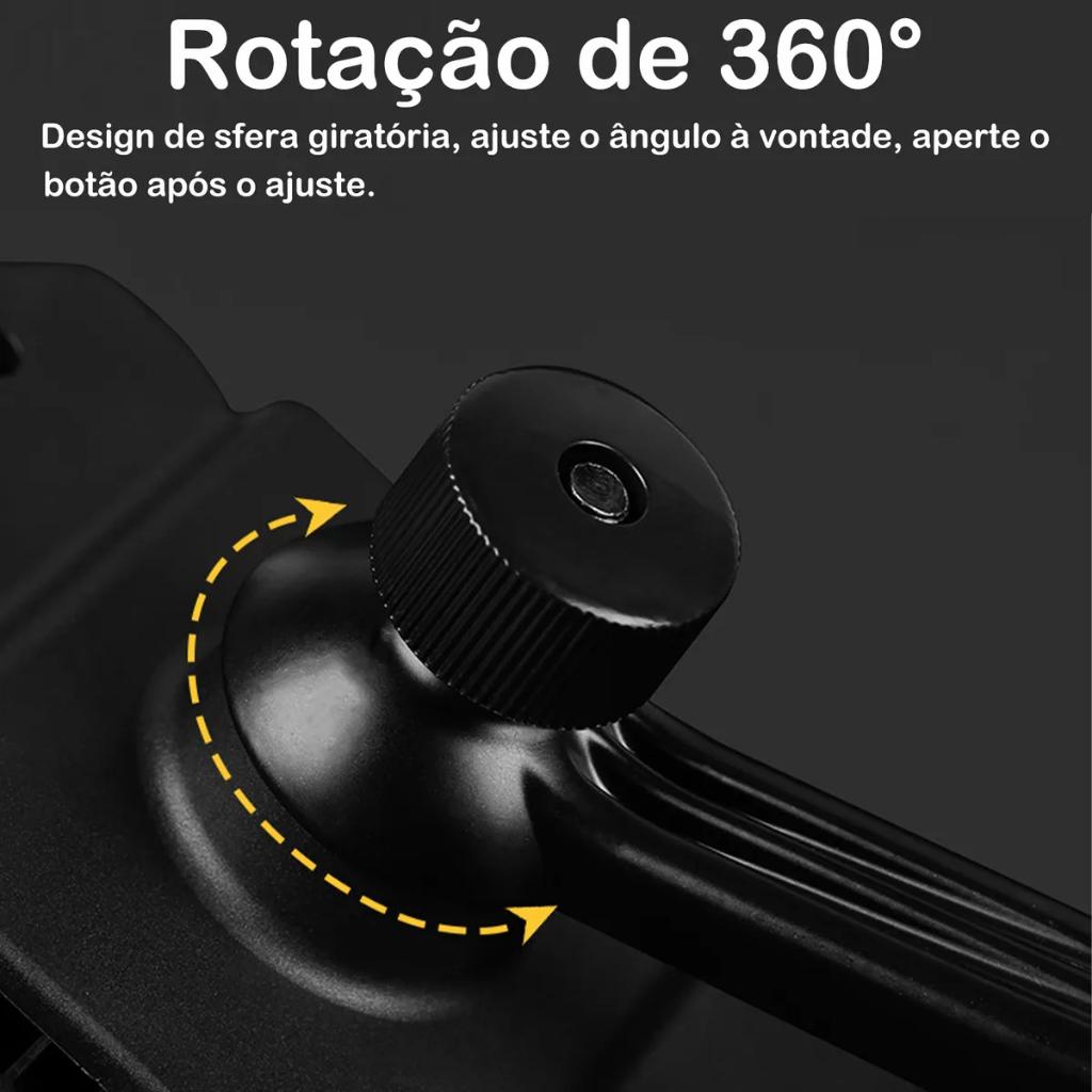 H Maston Cj-86 Suporte De Motocicleta Porta Telefone De Bicicleta 360 Ajustável Giratório