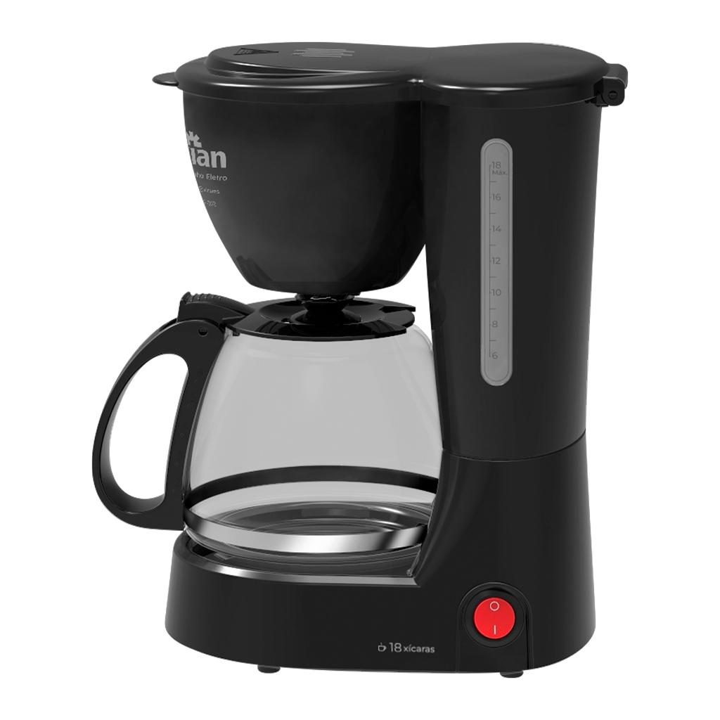 Cafeteira Elétrica 18 Xícaras 650W Preta Cf102 - Kian
