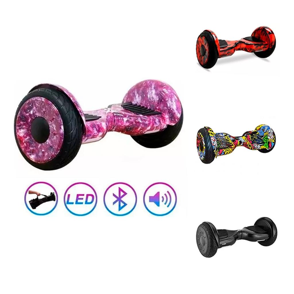 Hoverboard Skate Elétrico LED Bluetooth Com Bolsa E Carregador Brinovar