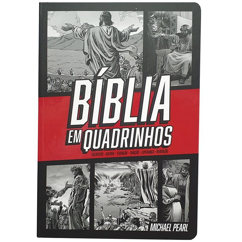 Bíblia Em Quadrinhos Capa Dura Vermelha