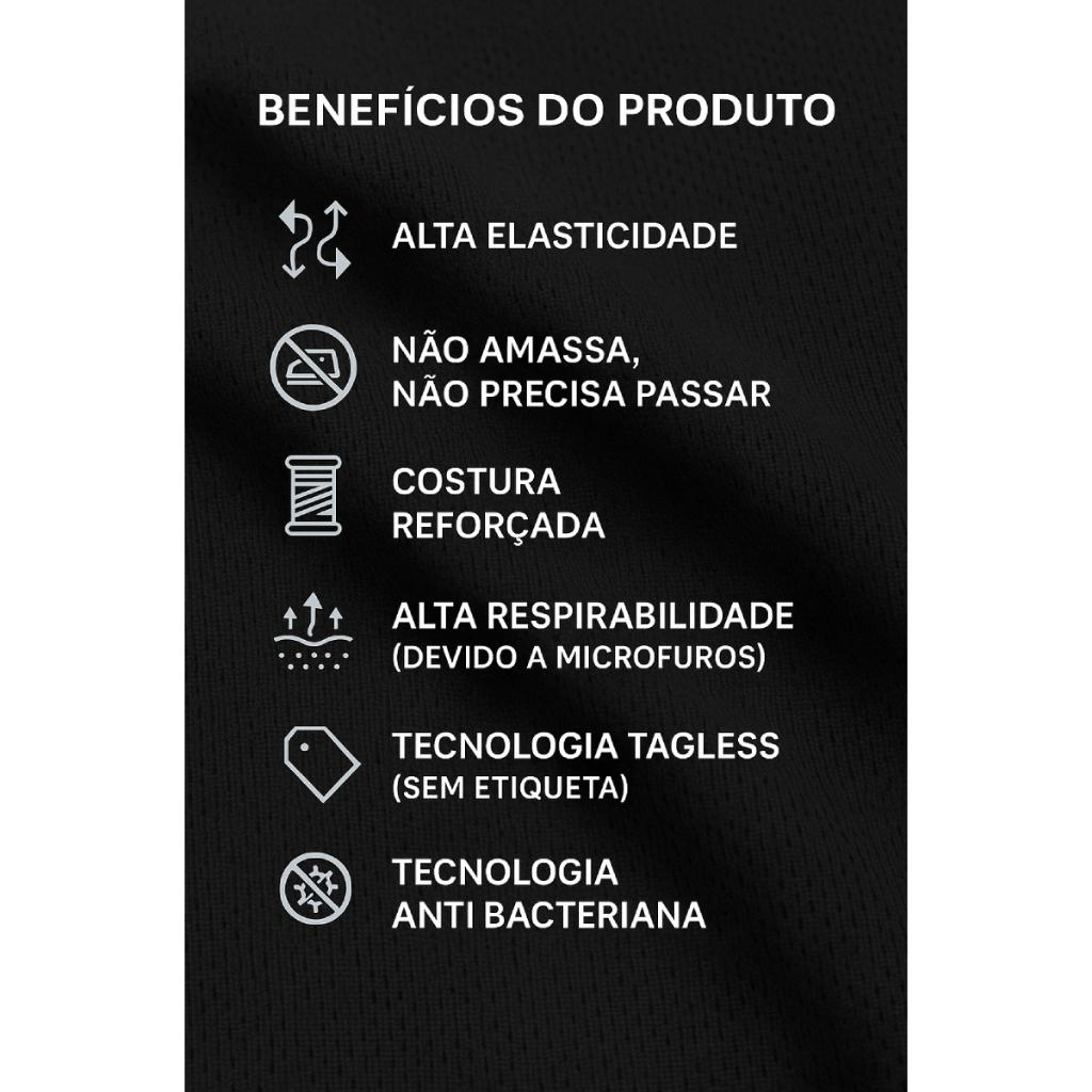 Camiseta Dry Fit Masculina Academia Treino Corrida Ciclismo Beach Tenis Anti-suor Uv Rei Do Esporte