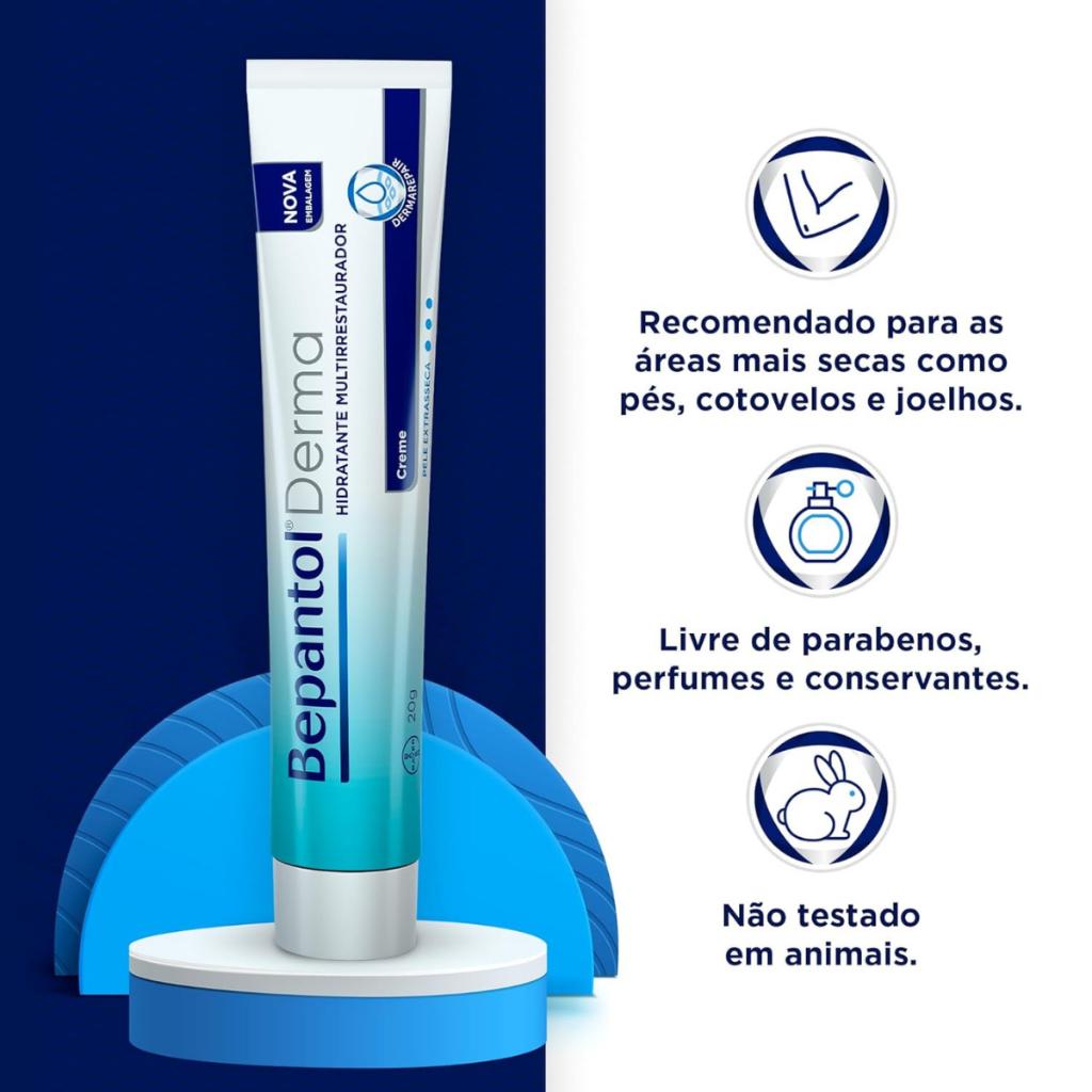 Bepantol Derma Hidratante Multirrestaurador Para Pele Seca E Extrasseca 20g