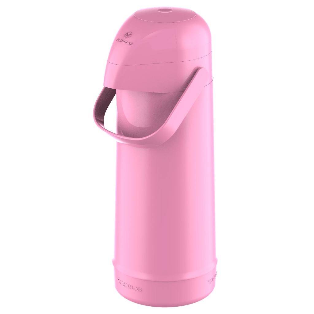 Garrafa Térmica Magic Pump Rosa Balé 1L Termolar