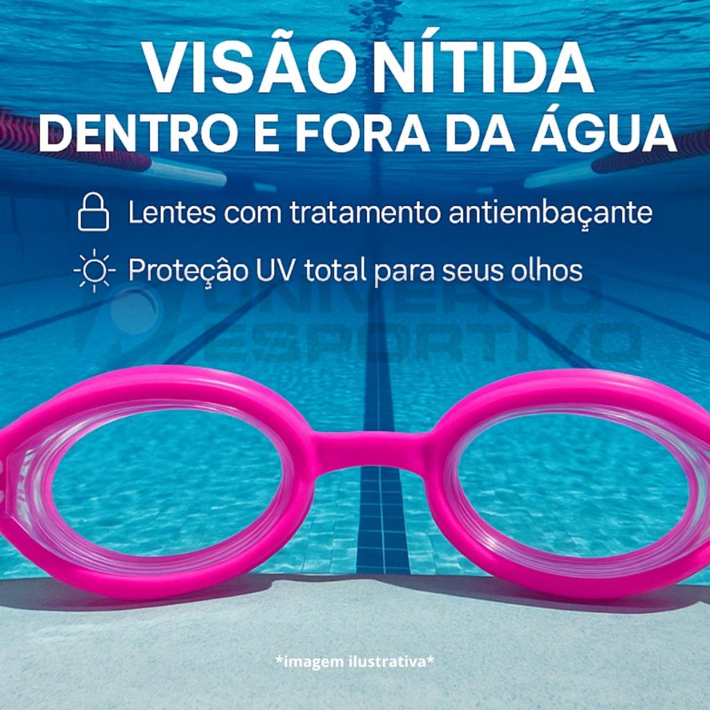 Óculos Natação Arena Águas Abertas Praia Mergulho Nado Hidroginástica Masculino Feminino PRO Uv