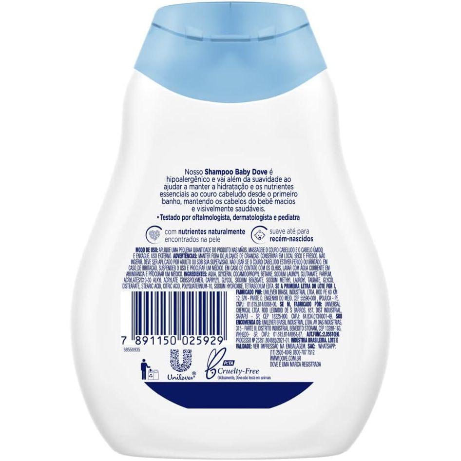 Shampoo Dove Baby Hidratação Enriquecida 200ml