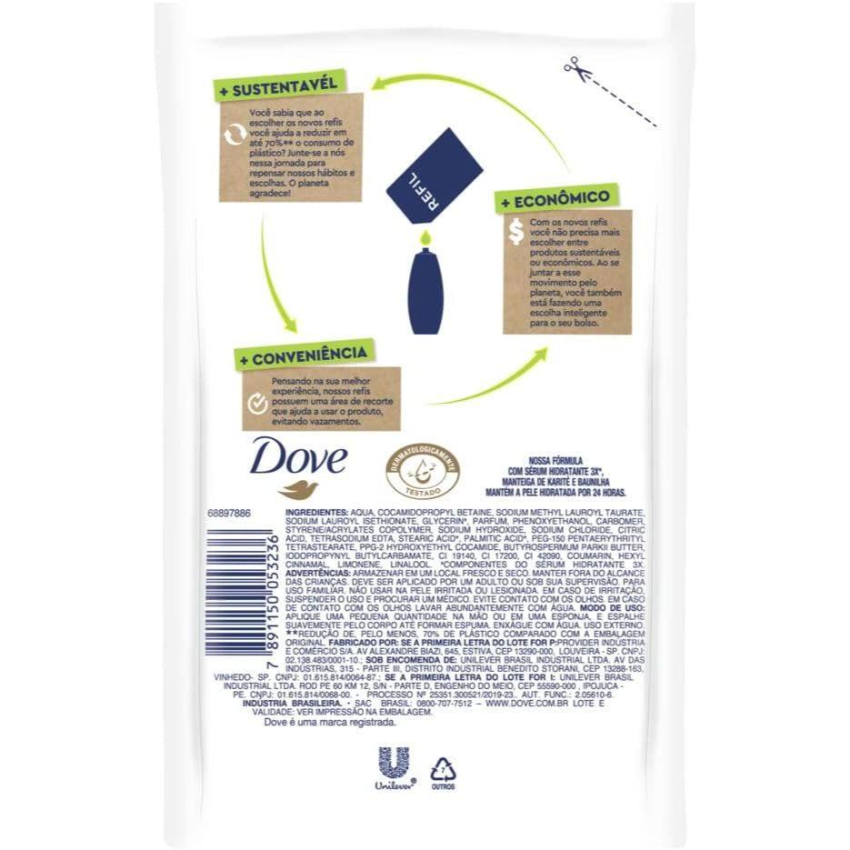 Sabonete Dove Liquido Karite Refil 200ml