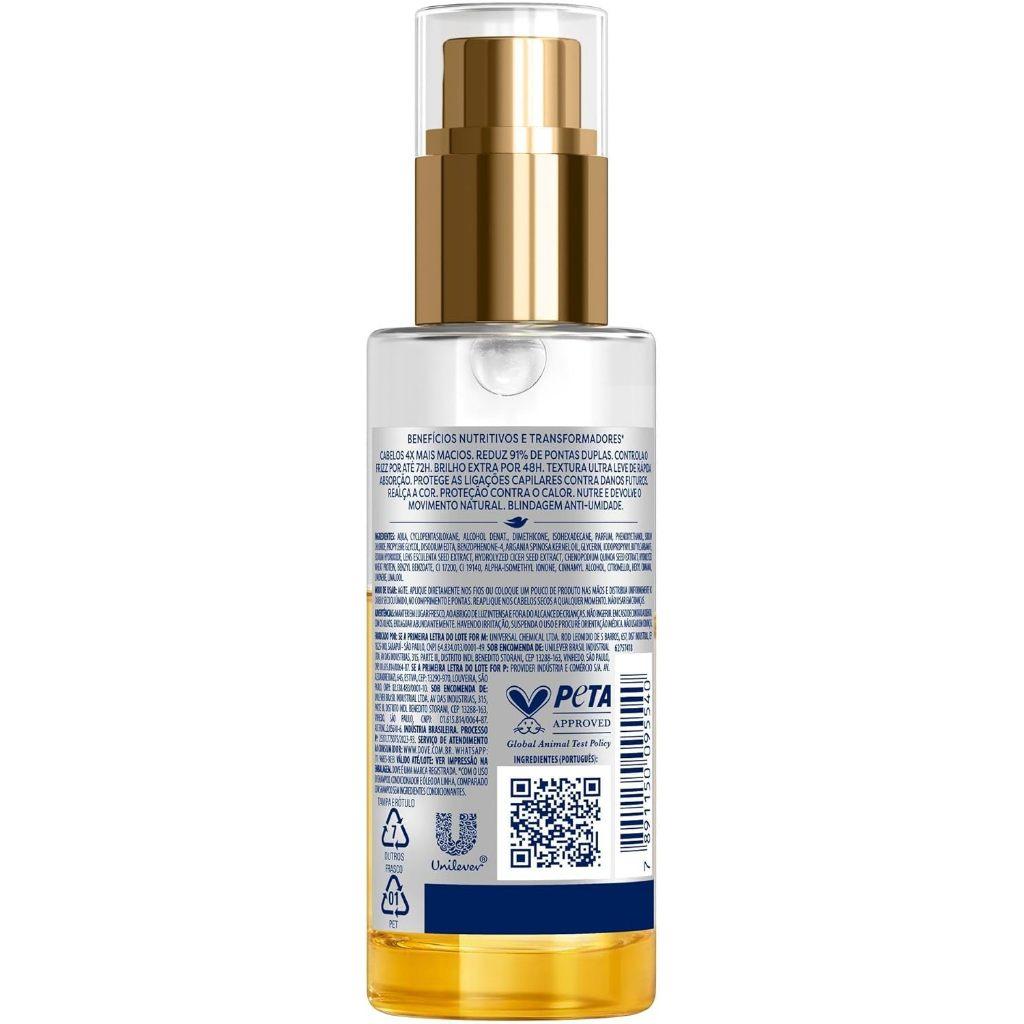 Óleo + Sérum Bifásico Finalizador Dove Bond Intense Repair Reparação Intensa Com 110ml