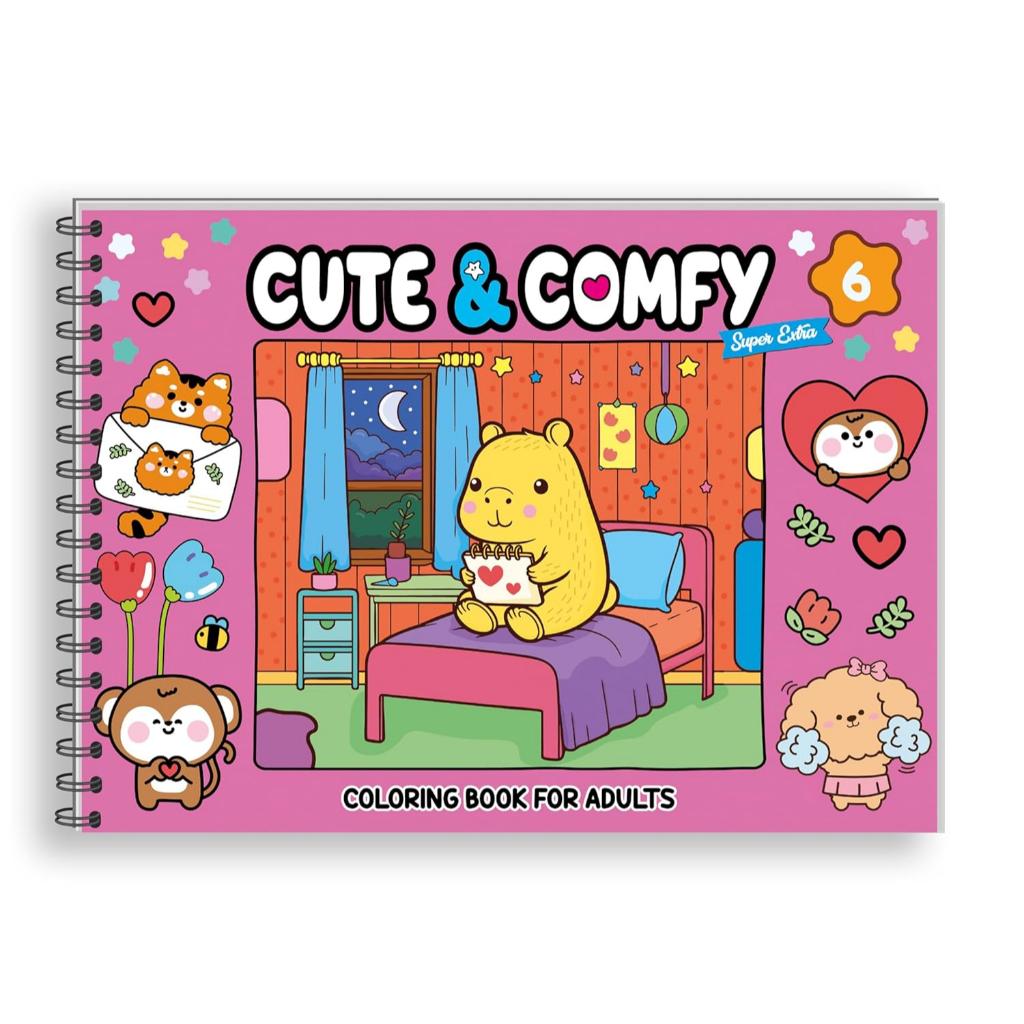 Combo Cute Comfy Super Extra 03 - Kit Com 2 Livros - Capa Dura Holográfica