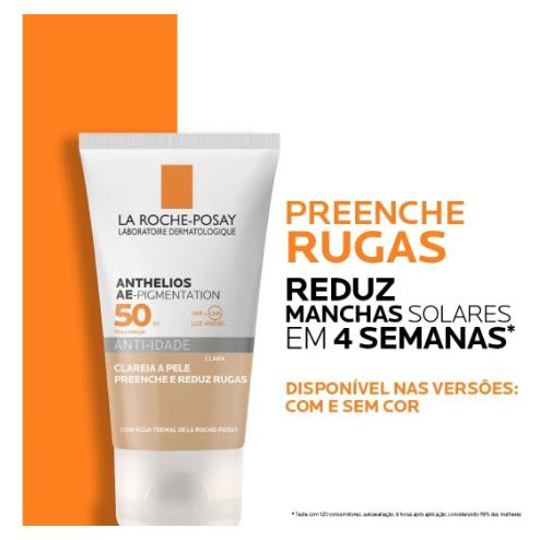 Protetor Solar Facial La Roche-posay Anthelios Ae-pigmentation Cor Clara FPS 50 Com 40g