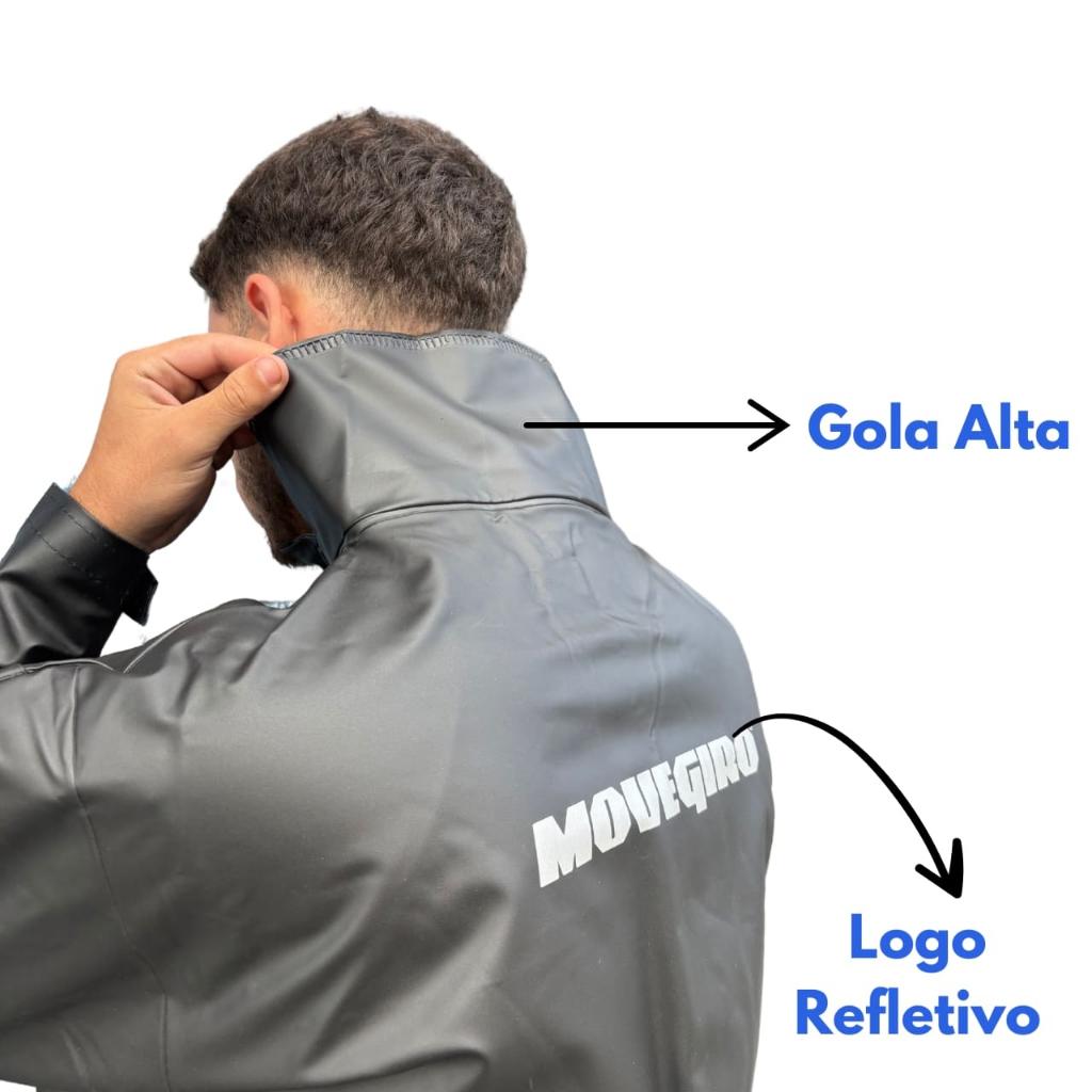 Capa De Chuva Moto Impermeável Conjunto Jaqueta + Calça Motoboy Adulto