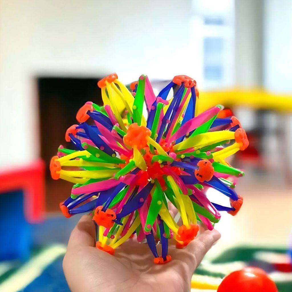 Bola Mágica Expansível Esfera Retrátil Colorida Fidget Toy Crianças E Adultos