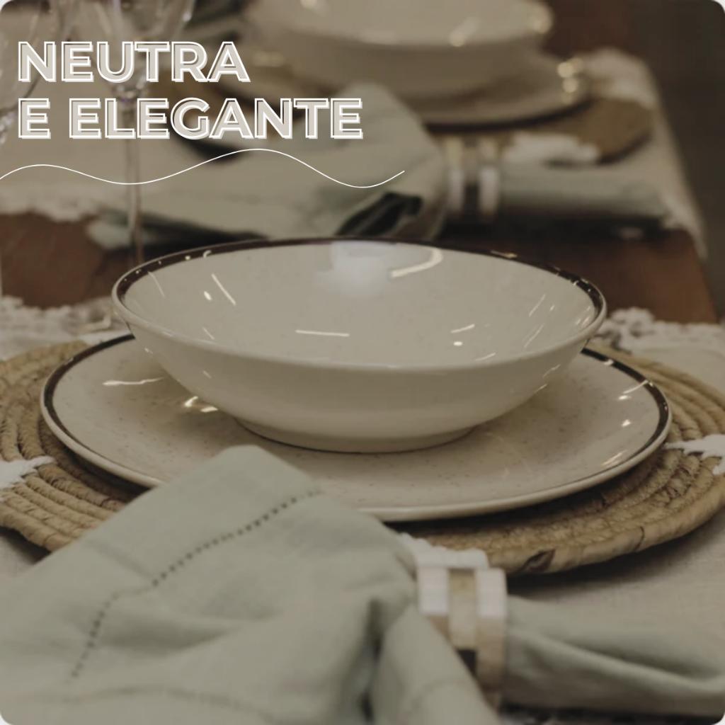 Saladeira Em Cerâmica 23cm Brisa Oxford