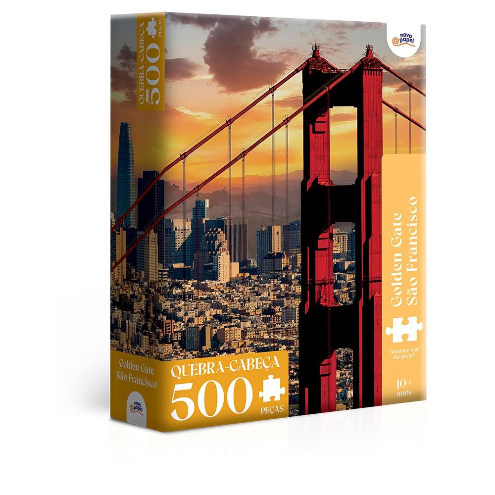 Quebra Cabeça Ponte Golden Gate São Francisco 500 Peças - Toyster