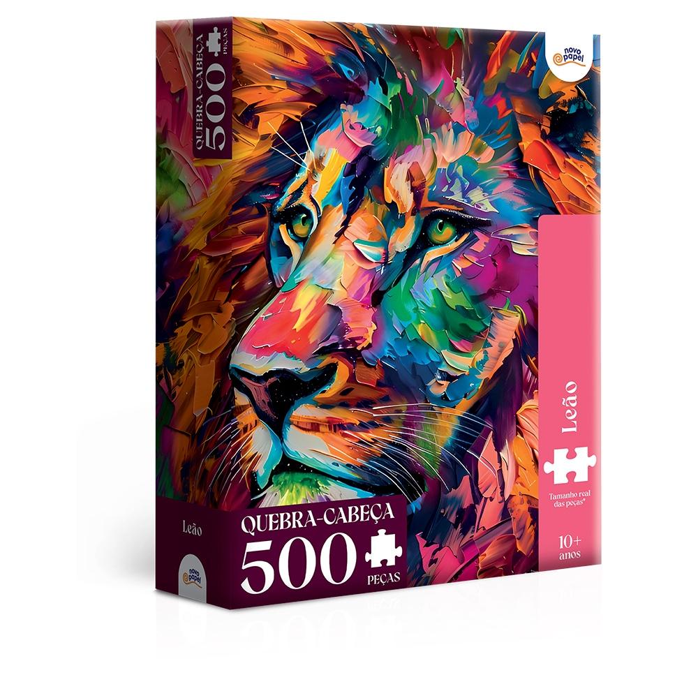 Quebra Cabeça Leão 500 Peças - Toyster