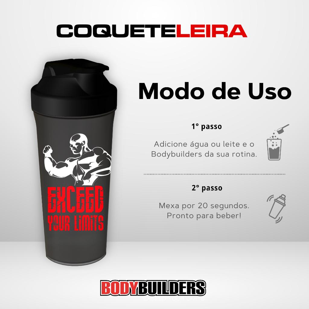 Coqueteleira 600ml - Bodybuilders