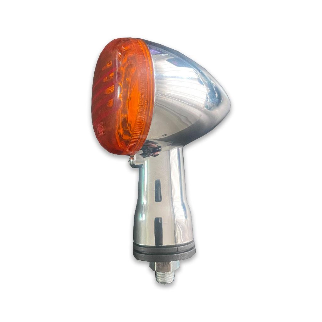 Pisca Seta Moto Gvs Suzuki Intruder Cromado L Laranja 4 Un