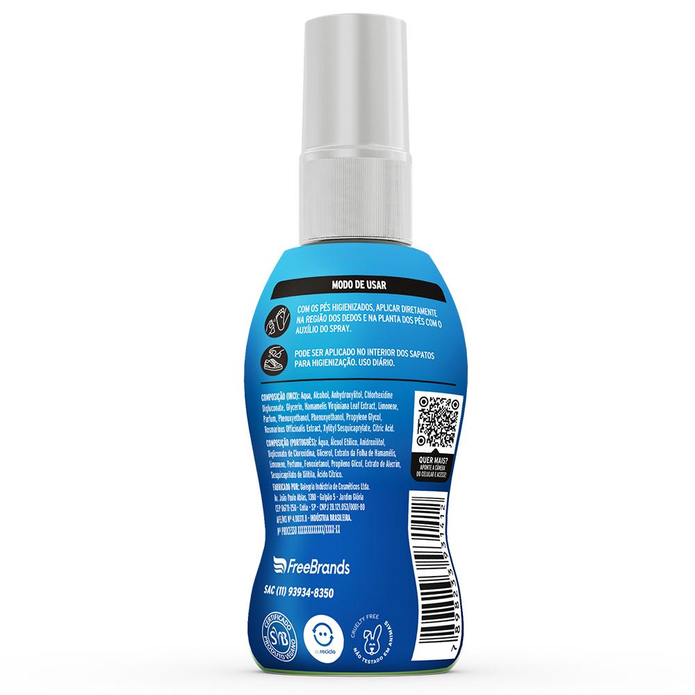 Desodorante Para Os Pés Freecô 60ml (combate O Chulé E Bactérias)