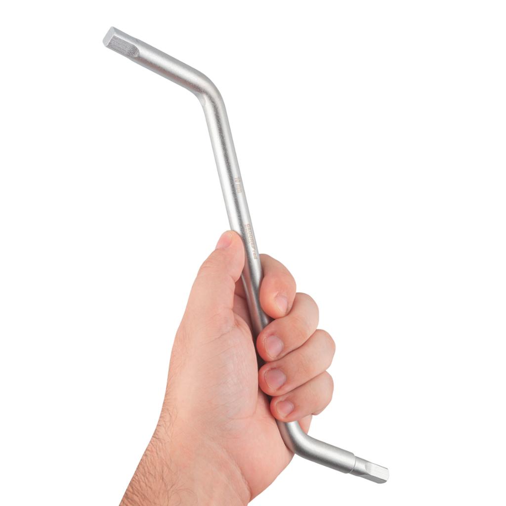 Chave Para Soltar Bujão De Óleo Encaixe Quadrado 8mm E 10mm Aço Crv Uso Profissional