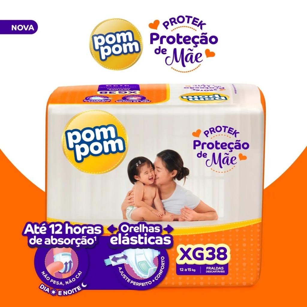 Fralda Pom Protek Mega Xg 38UN