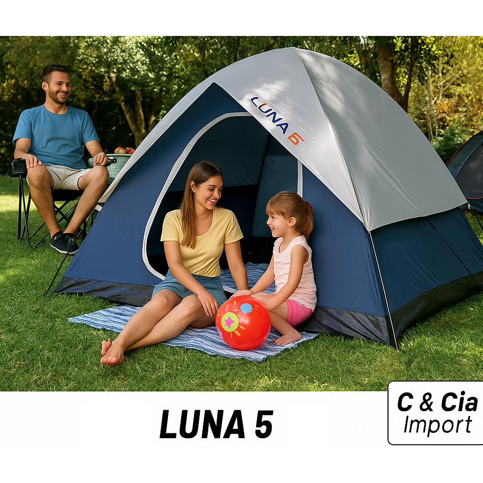 Barraca Camping Luna 5 Lugares Grande 5 Pessoas